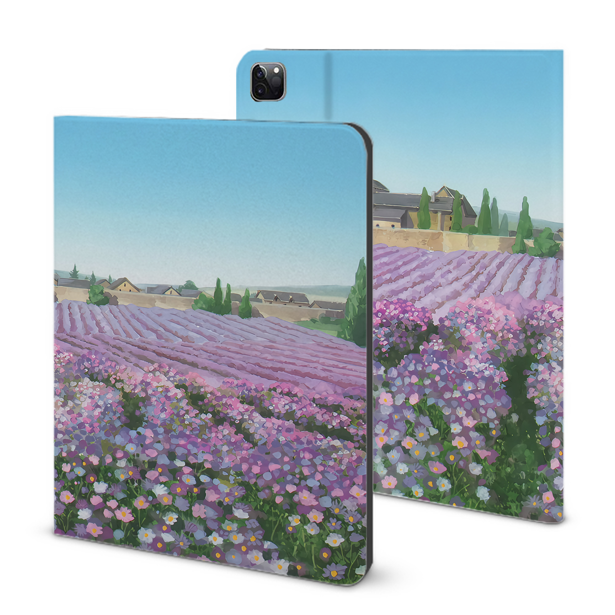 （画像用） 葬送のフリーレン Frieren IPad ケース ブック型 PUレザー TPU 耐衝撃 軽量 薄型 ペン収納なし 全面保護 IPad 各モデル対応